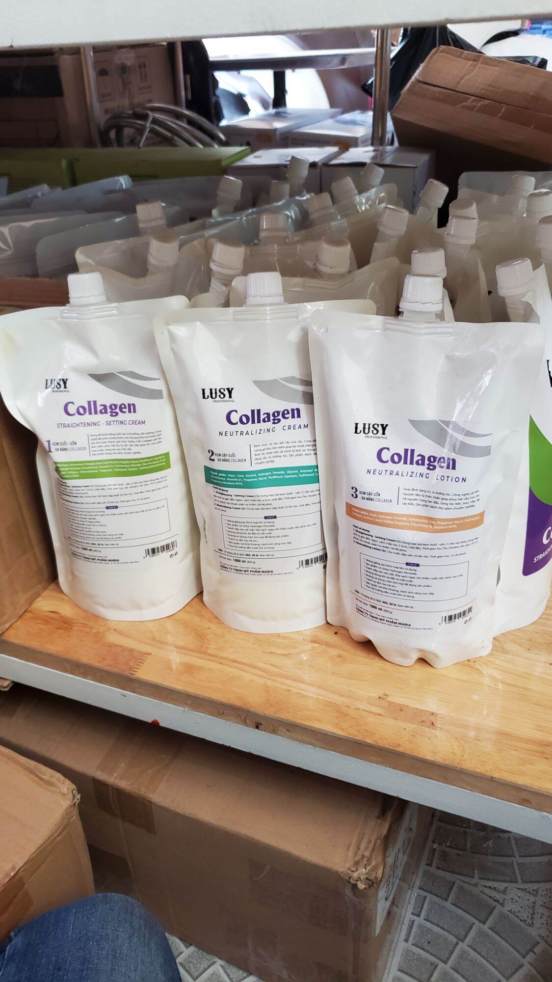 Uốn Duỗi đa năng Collagen LUSY 123 1000ml