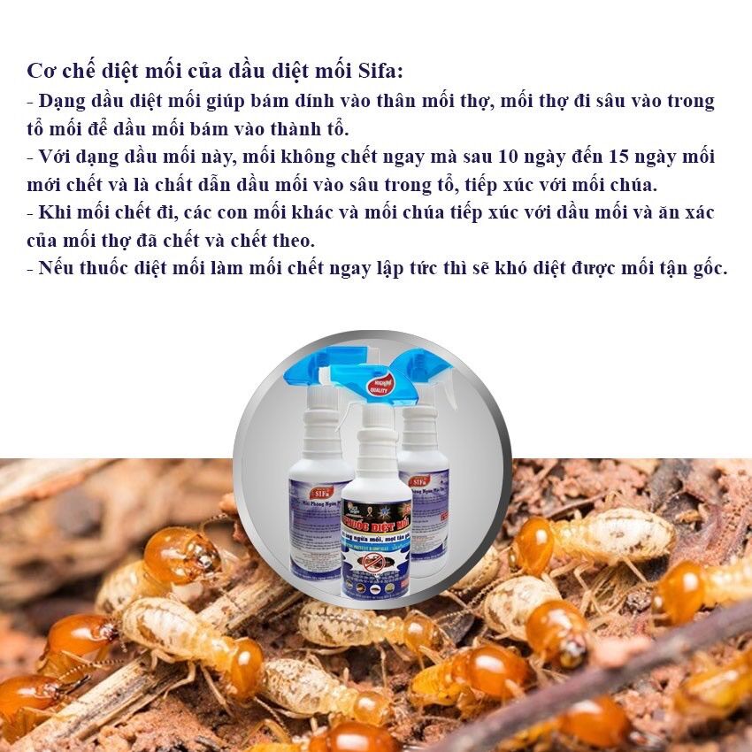 DIỆT MỐI TẬN GỐC SIFA -473ml