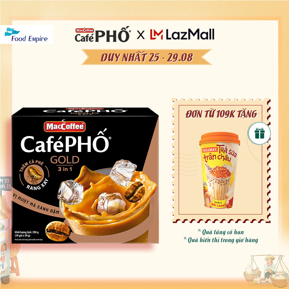 Hộp cà phê phố sữa đá gold - maccoffee