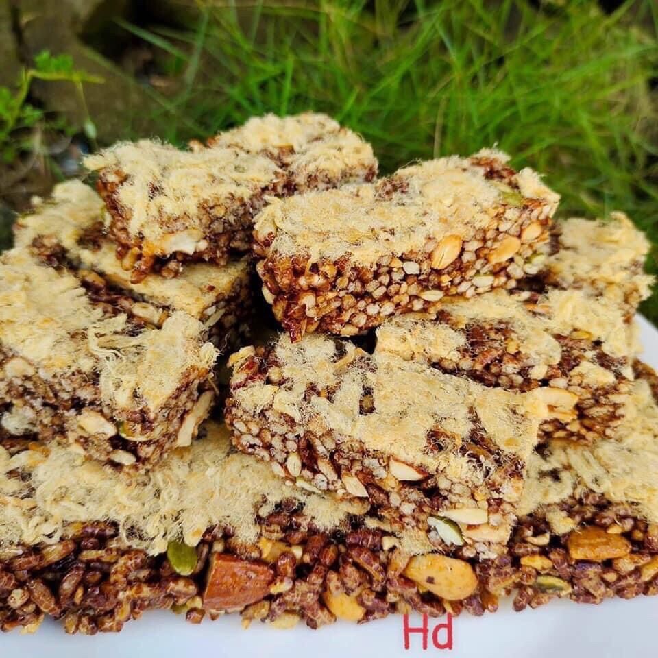 🍚🍚 THANH CƠM NGŨ CỐC HẠT DINH DƯỠNG CHÀ BÔNG 🍚🍚300gr