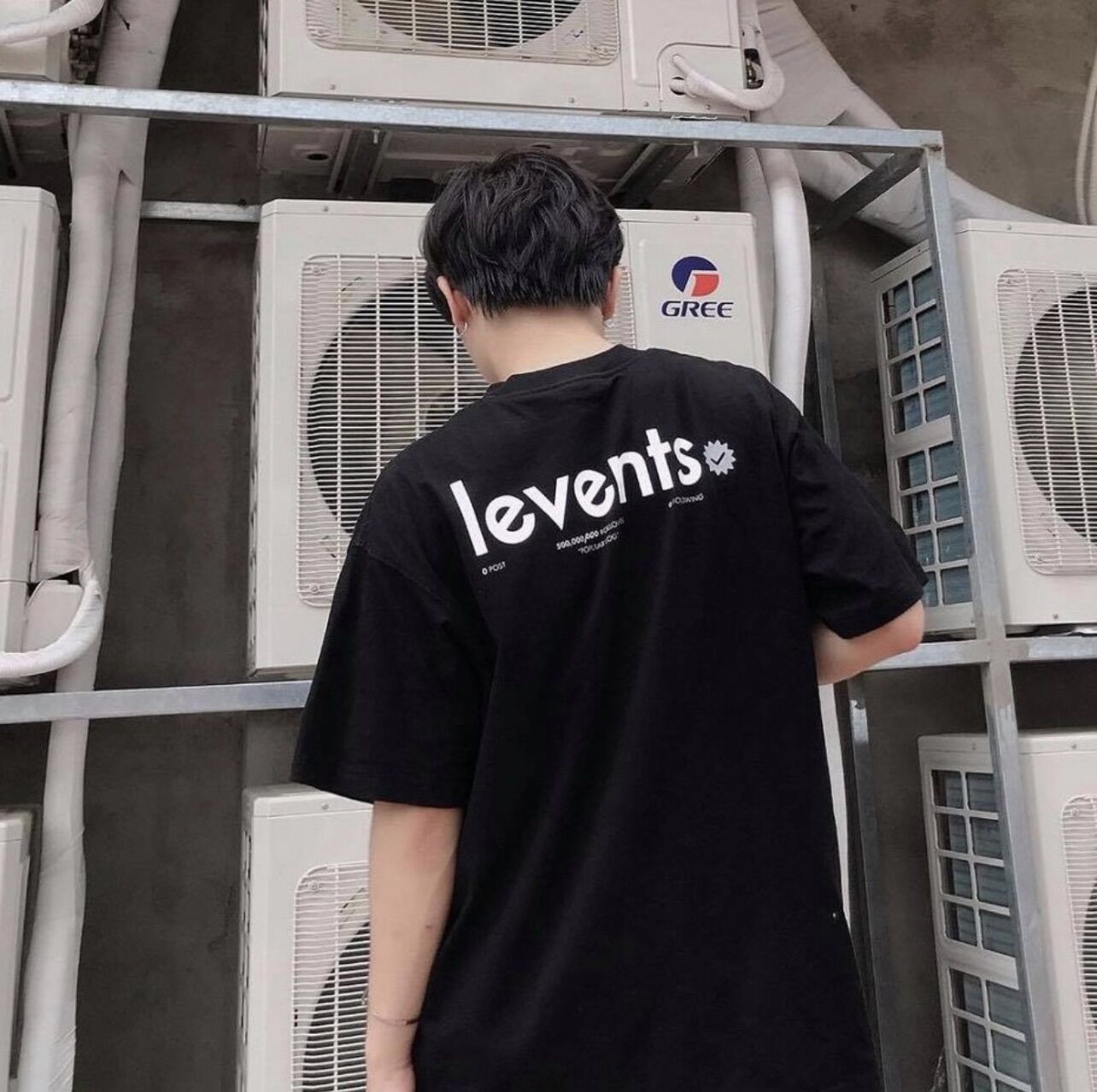 Full tag vải áo thun tee levents popular logo nam nữ 4 màu unisex nam nữ kèm ảnh thật sản phẩm