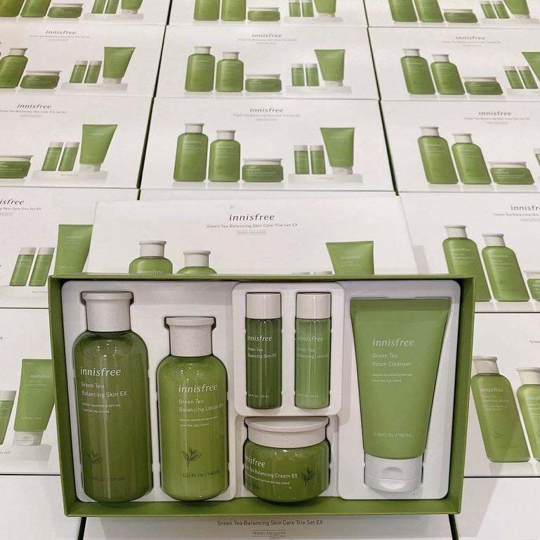 Set dưỡng Trà Xanh Innisfree Green Tea Balancing 6 món