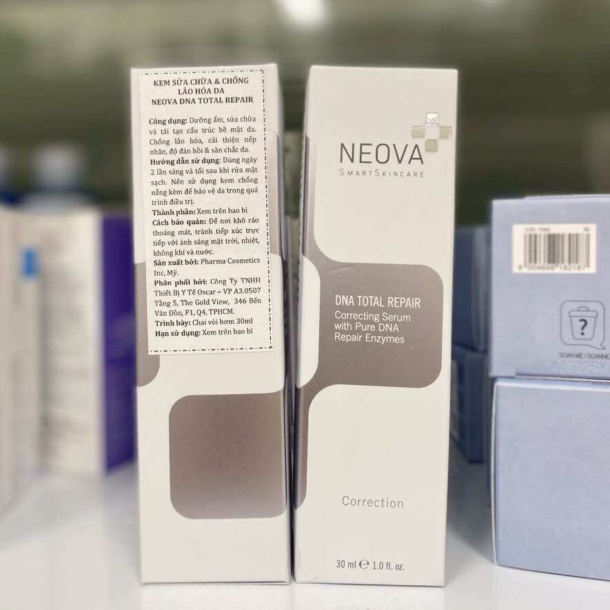 Ct⭐ serum sửa chữa dna chống lão hóa, phục hồi da neova dna total repair 30ml