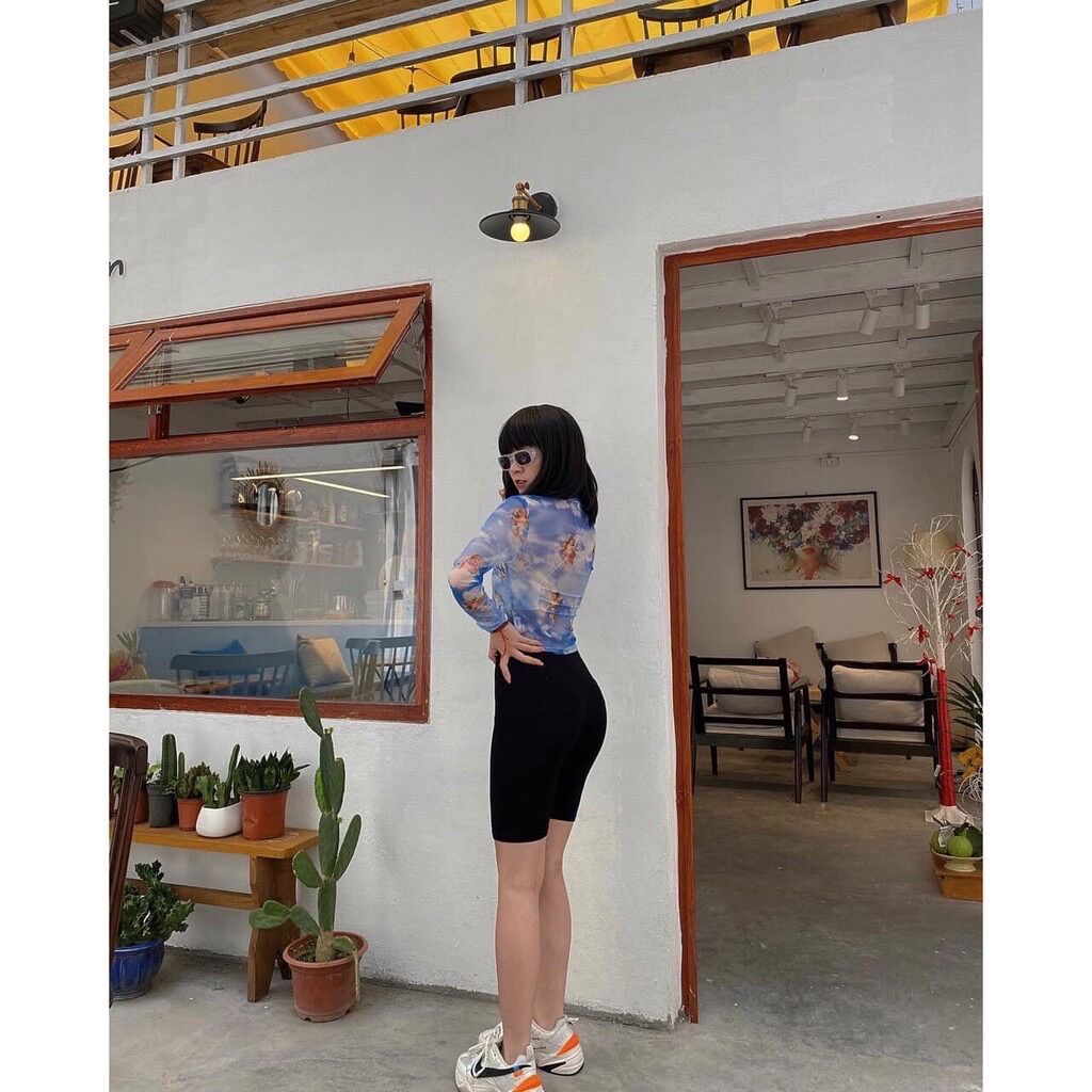 Quần legging ngố asos🌸quần lửng nâng mông🌸(freeship)