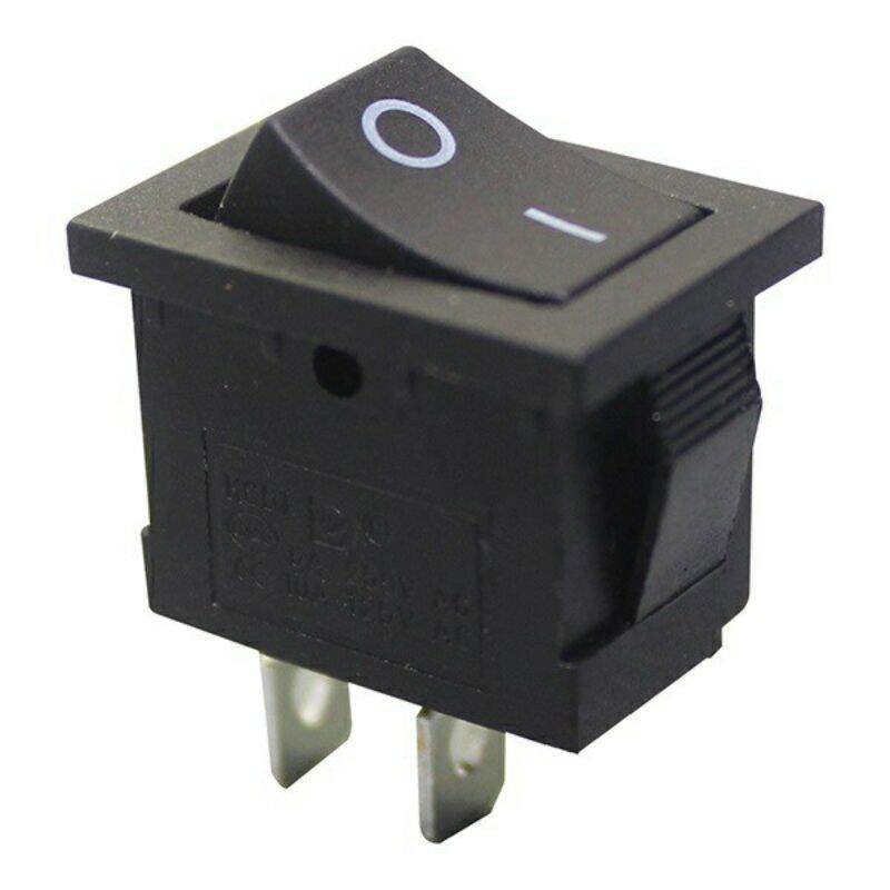 Combo 5 công tắc bập bênh 6a 250v 2 -3 chân , công tắc on/off đen mini