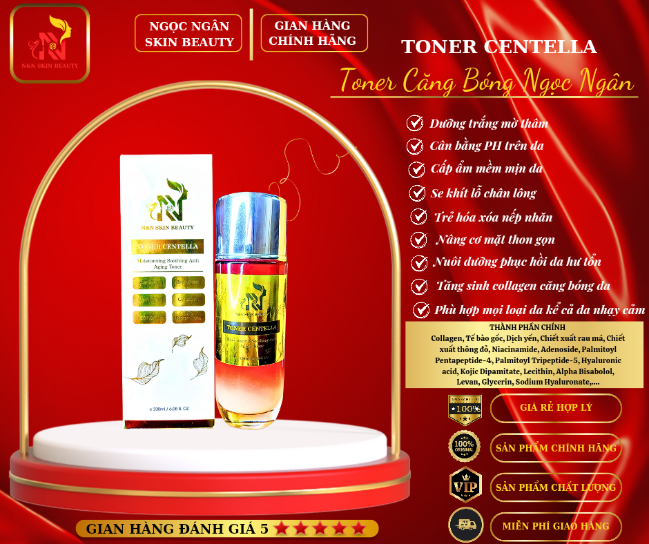 Toner căng bóng da siêu dưỡng