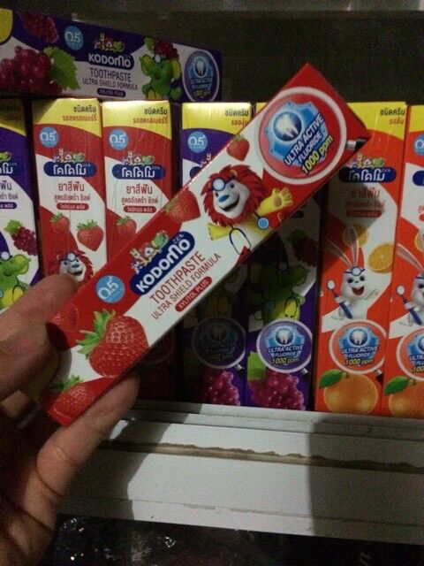 Kem Đánh Răng Kodomo Thái Lan - Dành Cho Bé Yêu