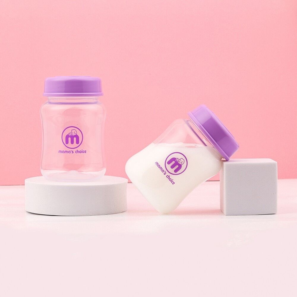 [HCM]Bình trữ sữa Mama’s Choice cổ rộng 180ml