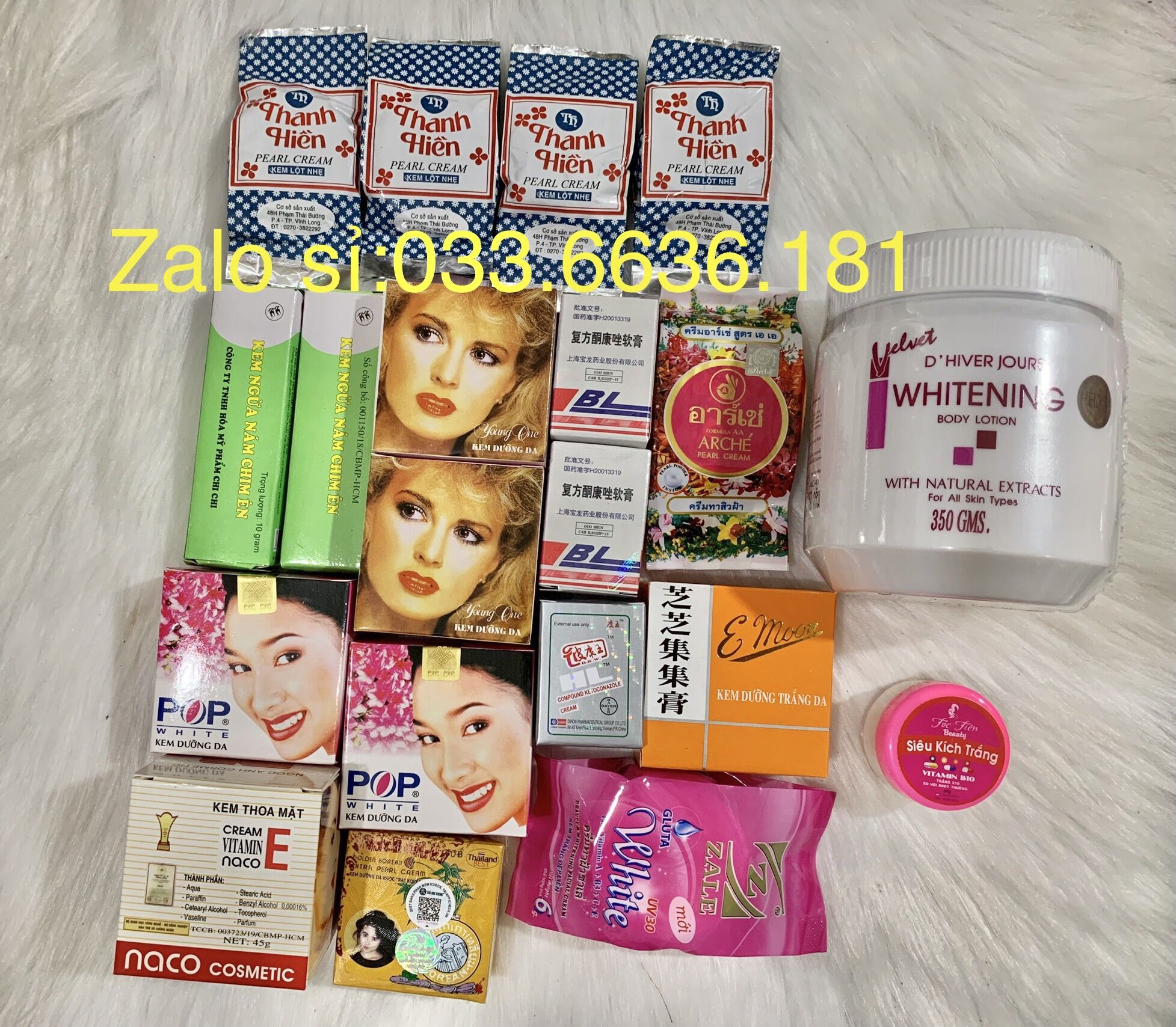 Kem trắng da trộn body toàn thân siêu trắng da 1
