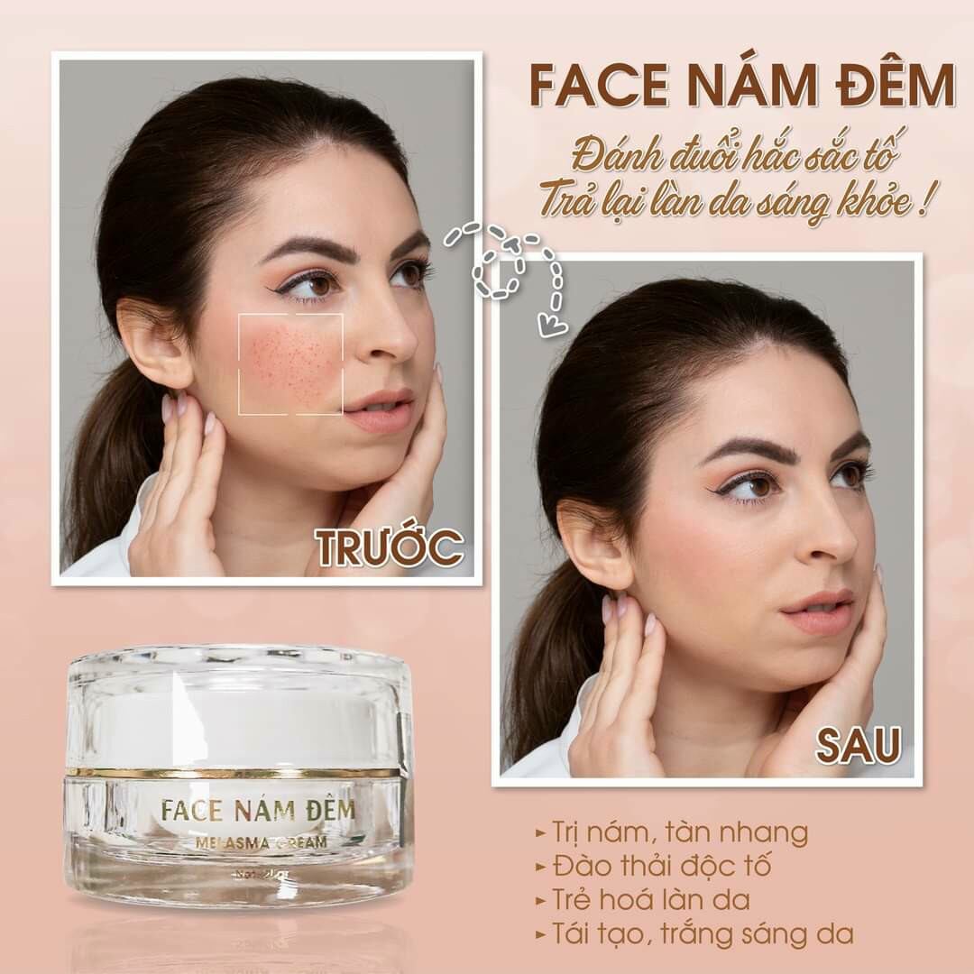kem nám đêm đánh bay sạm nám