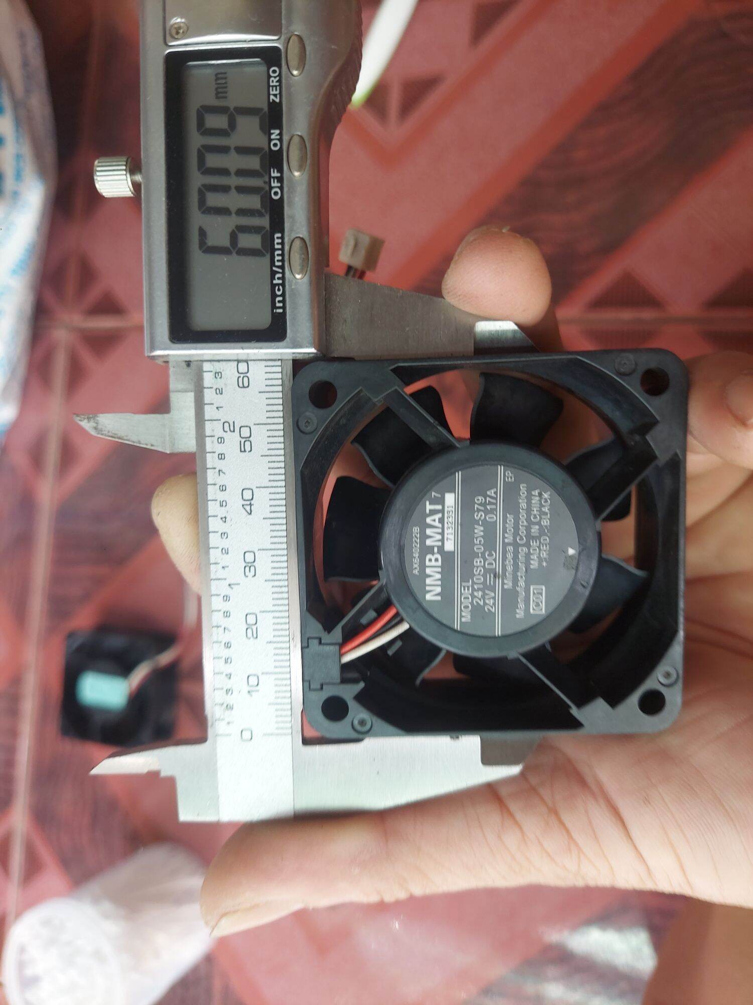 Quạt tản nhiệt nmb 24v 6×6×2.5