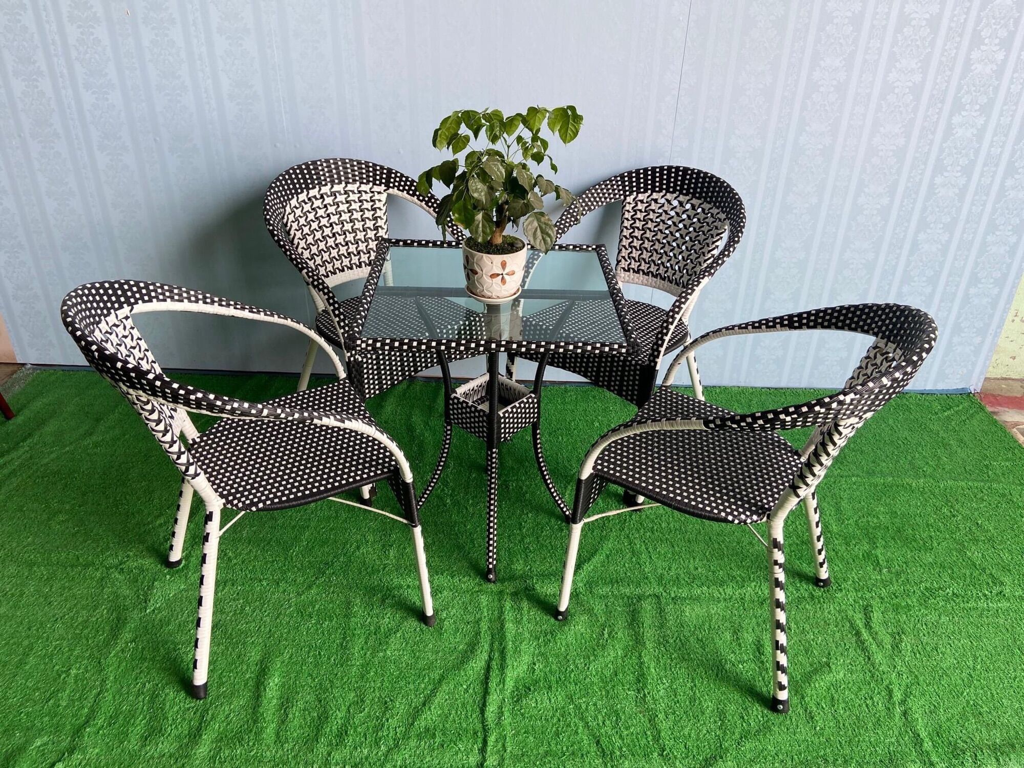 Ghế mây nhựa giá rẻ