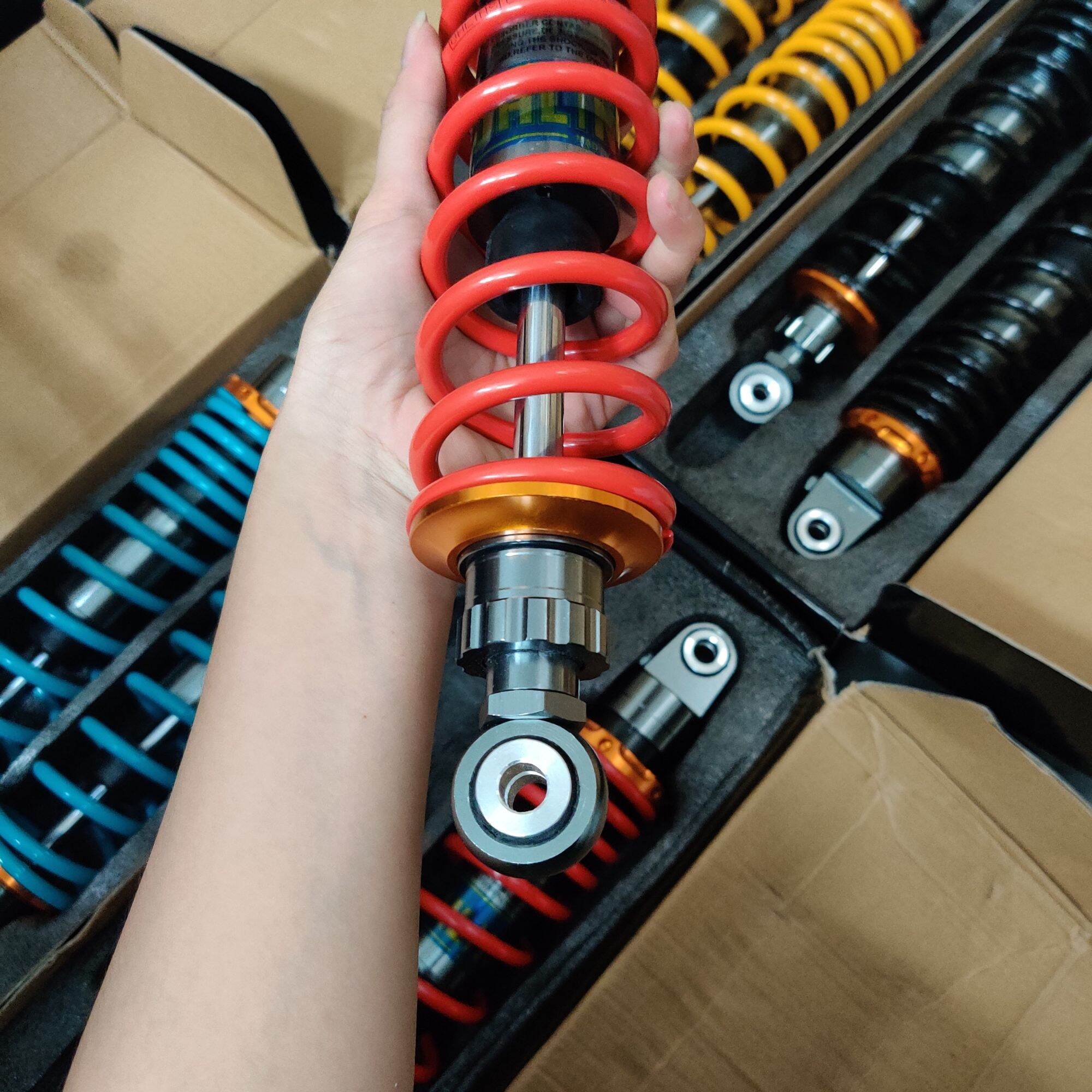phuộc nitron ohlins dòng C gắn dream wave cup elegant spark axelo