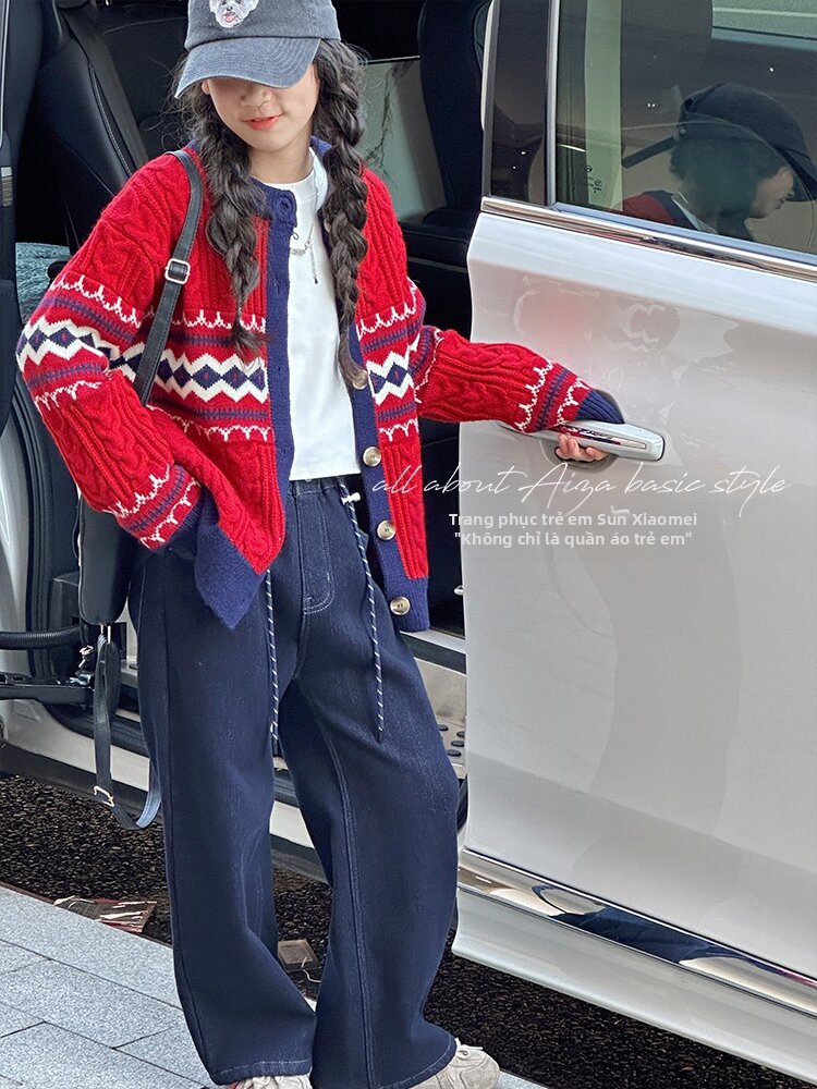 Aiza basic | Korean Style Original Color Warm Denim Pants Giá 823,000 Đồng*Miễn phí vận chuyển