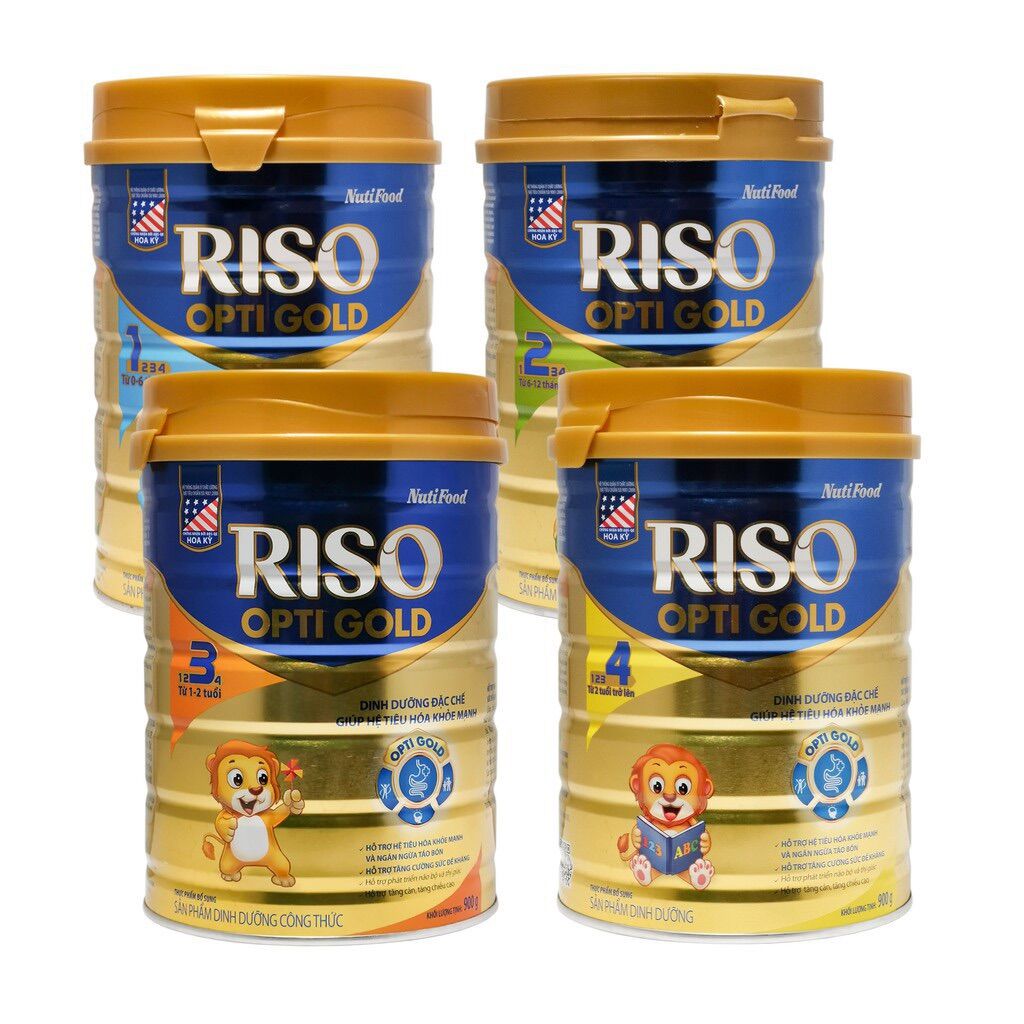 Sữa Nutifood Riso Opti Gold 2 850g - Cho Bé Từ 6-12 tháng
