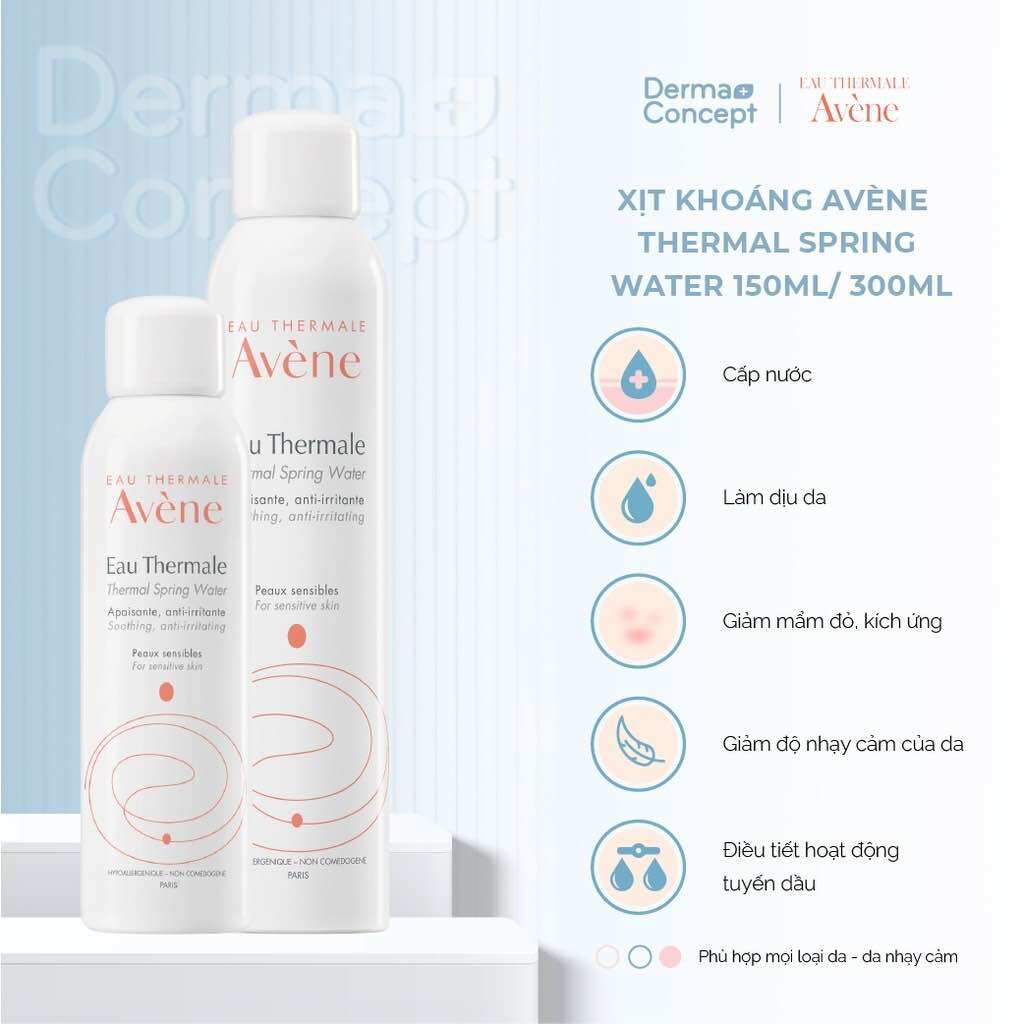 Xịt khoáng Avene chuẩn Pháp 150ml-300ml