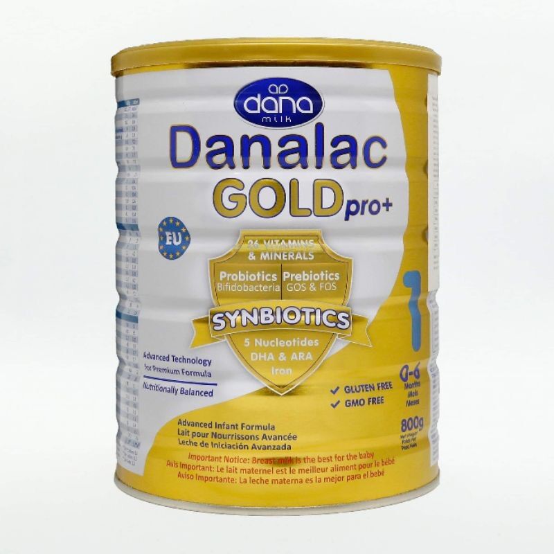 Sữa Danalac Gold Pro Nhập khẩu Thụy sỹ (800g) Số 1,2,3,4