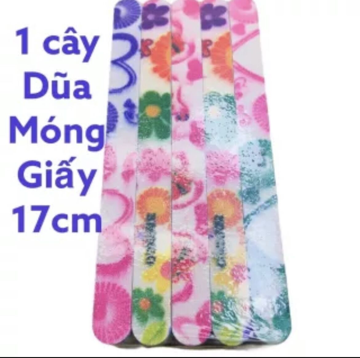 Lốc dũa bông dũa móng tay - 10 cây