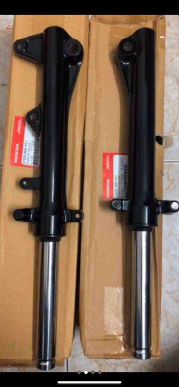 Phuộc trước Ab 125 đen + bạc Zin hãng Honda