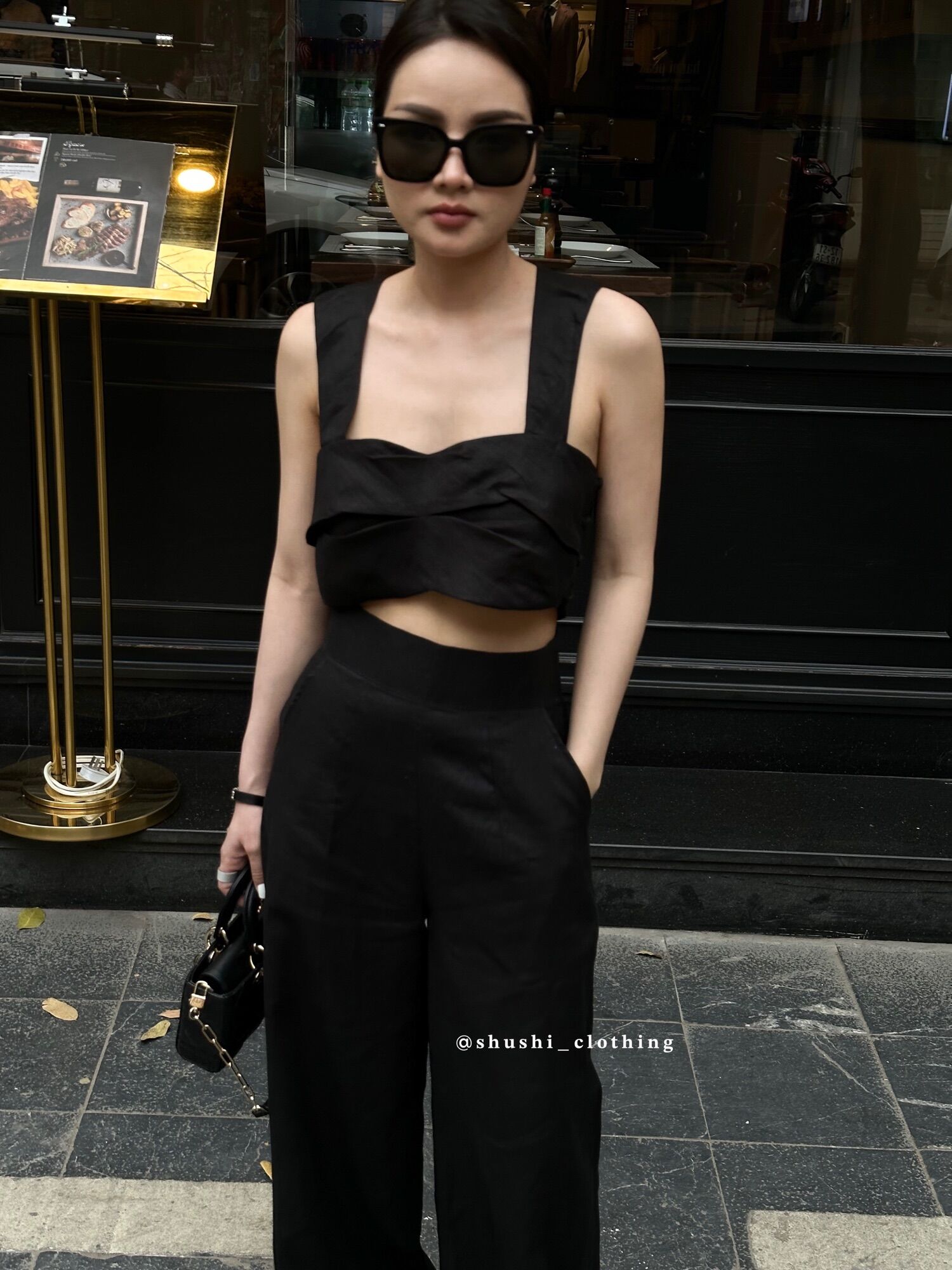 Bonni Top - Áo 2 Dây Linen Tưng ( ảnh chính chủ )