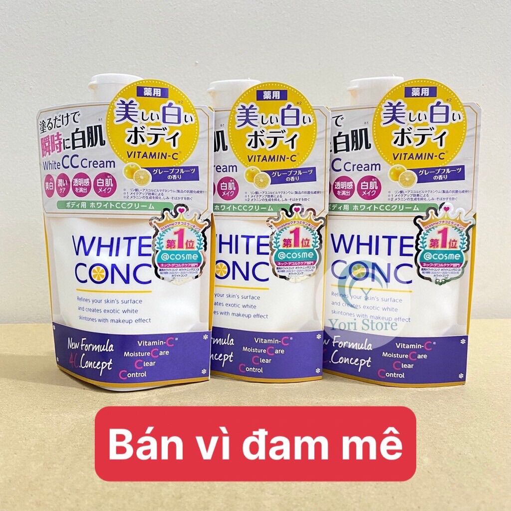 Sữa dưỡng thể white conc trắng da white cc cream 200g