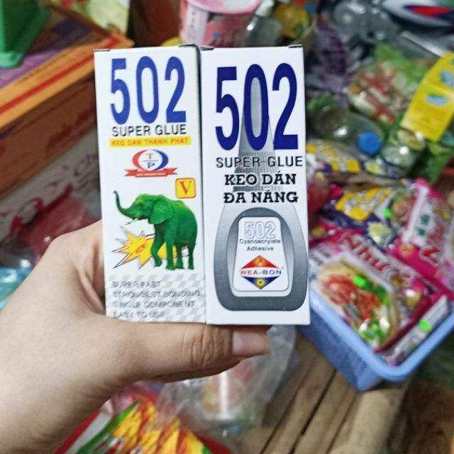 keo dán sắt 502 (2hộp)