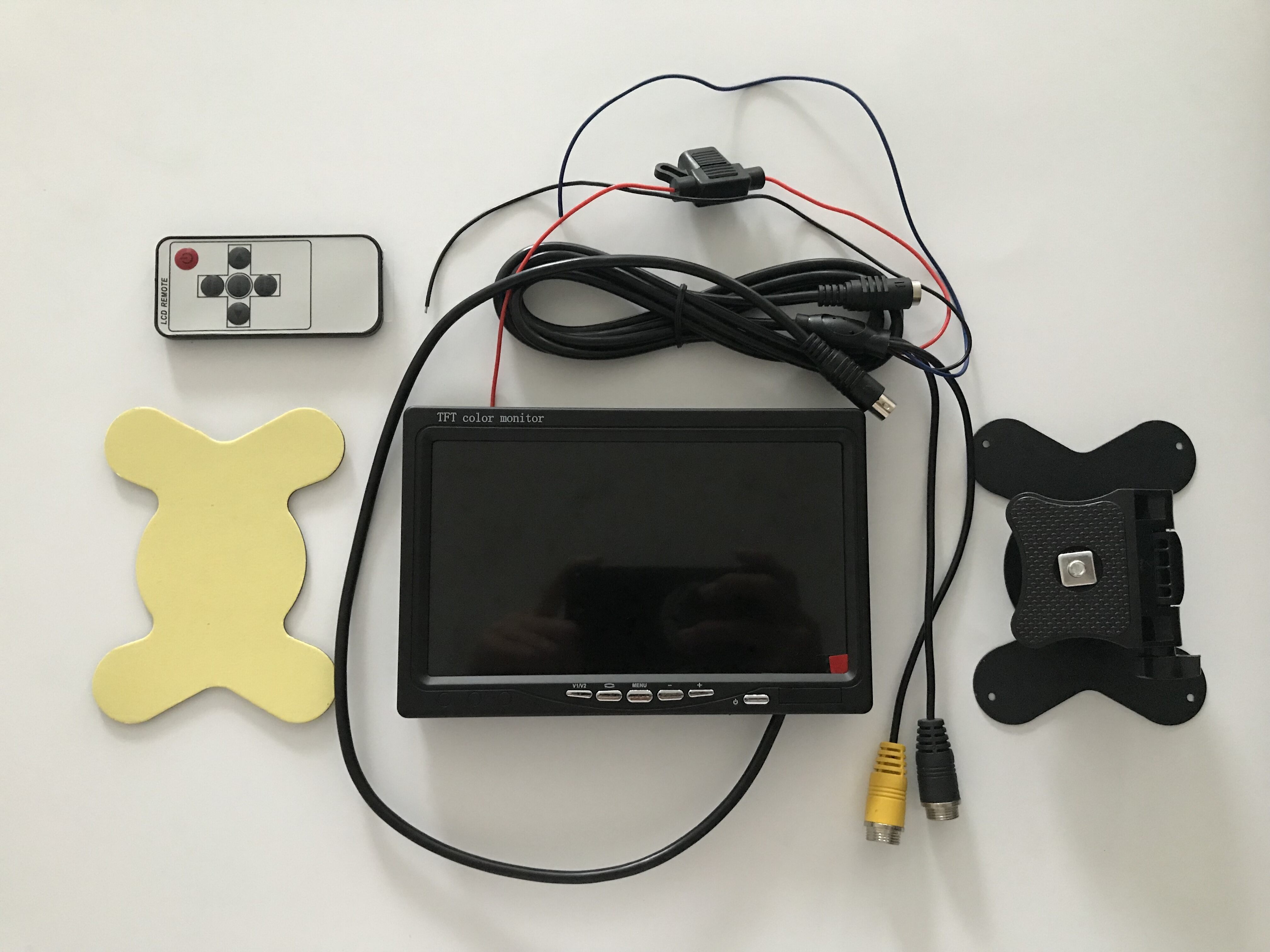 Màn Hình Hiển Thị HDMI Độ Phân Giải Cao 7 Inch Màn Hình Gia Đình P AV Có Thể Chọn Máy Gặt Đập Màn Hình Hiển Thị IPS Góc Nhìn Toàn Bộ