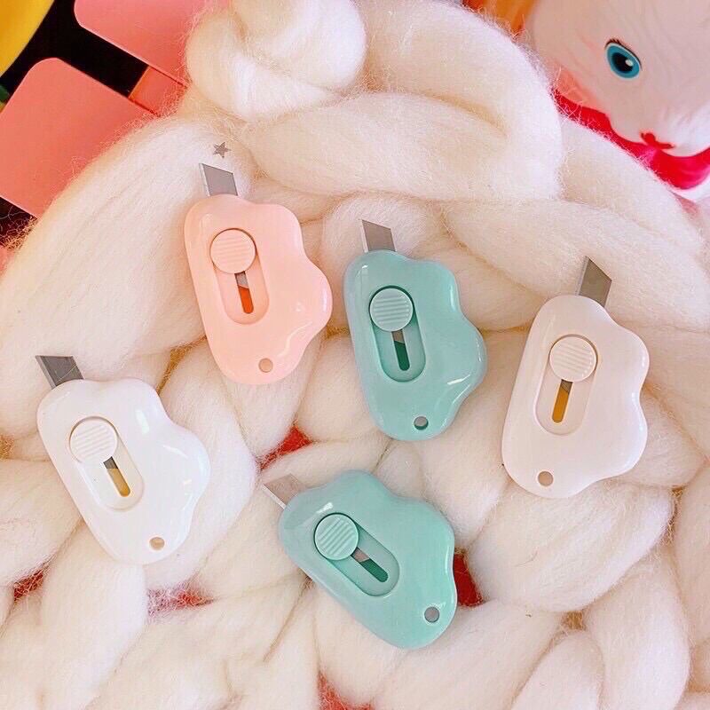 🌸dao cắt giấy dao dọc giấy hình đám mây 3 màu dễ thương🌸