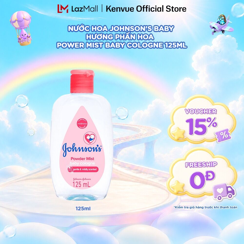 Nước Hoa Cho Bé Johnsons Baby Cologne 125ml