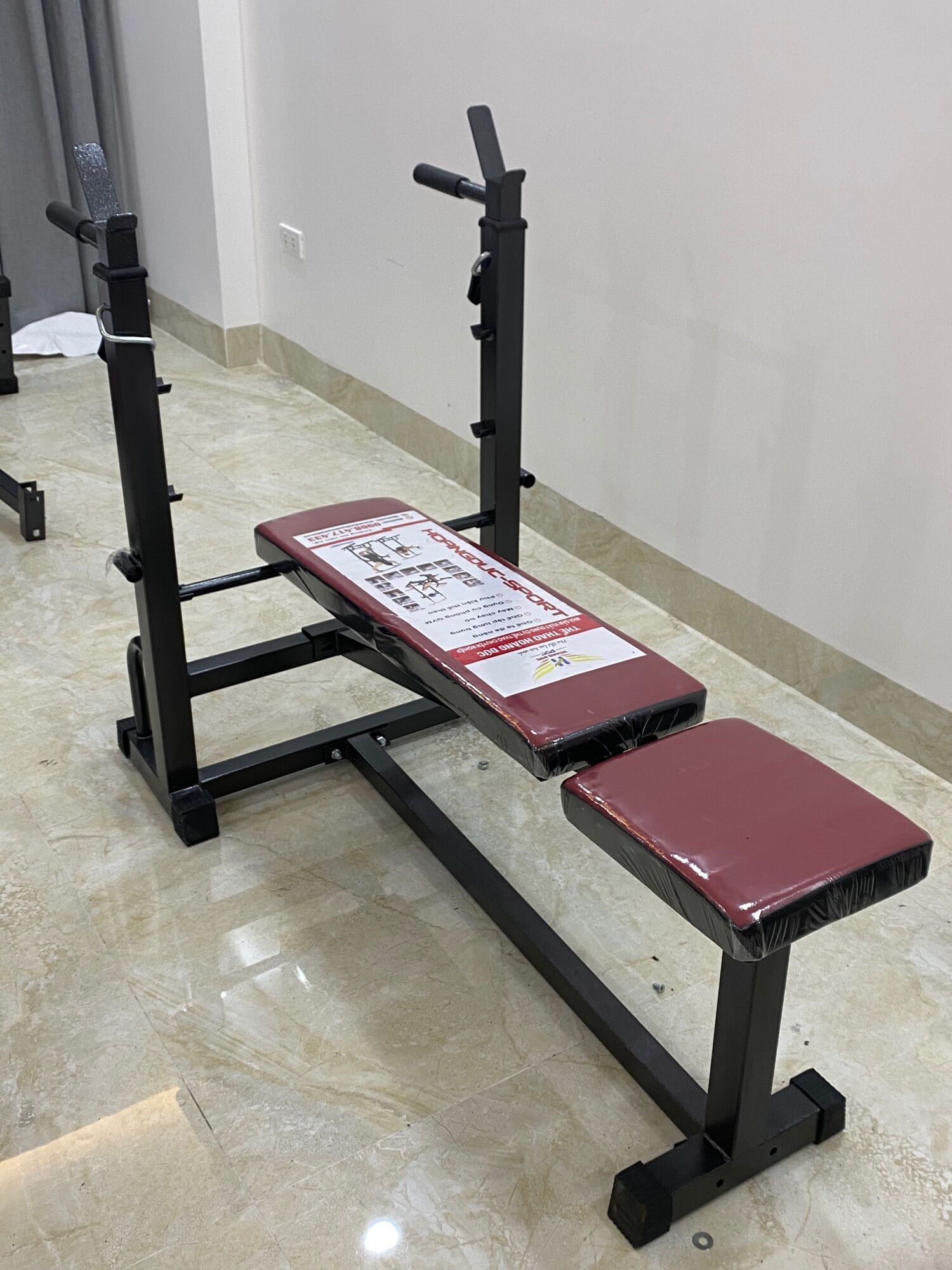 Ghế tập tạ đơn SADU HOÀNG ĐỨC (chưa có tạ và đòn)