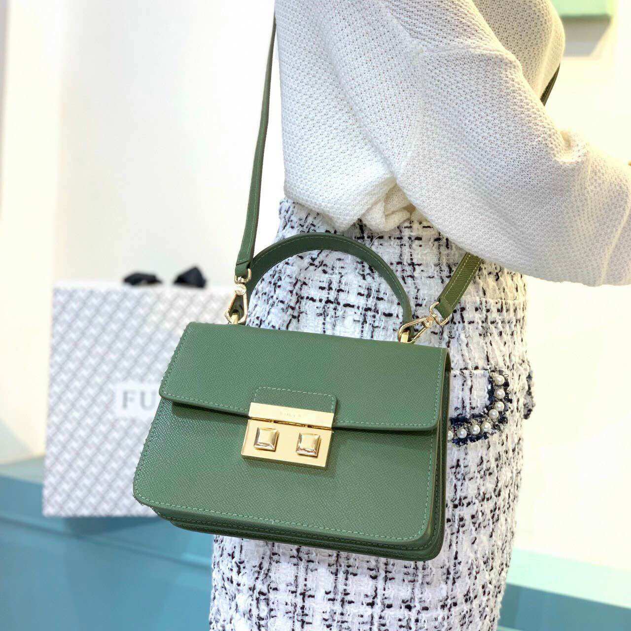 Túi Furl@ Bella Mini Top Handle da thật