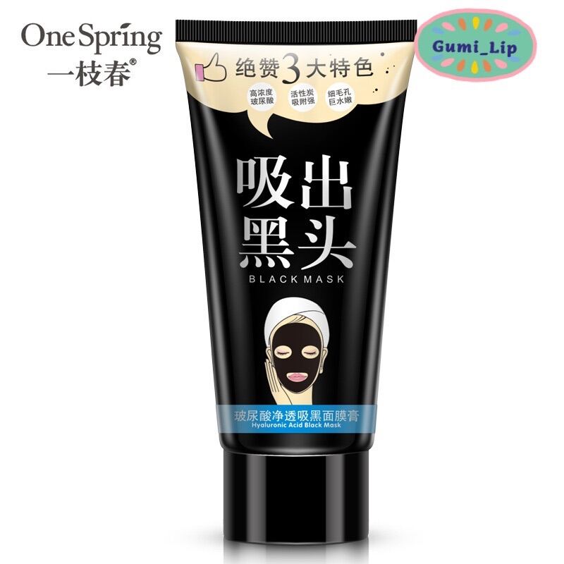 Kem Lột Mụn Gel Lột Mụn Cám Mụn Đầu Đen Black Mask One Spring 60G