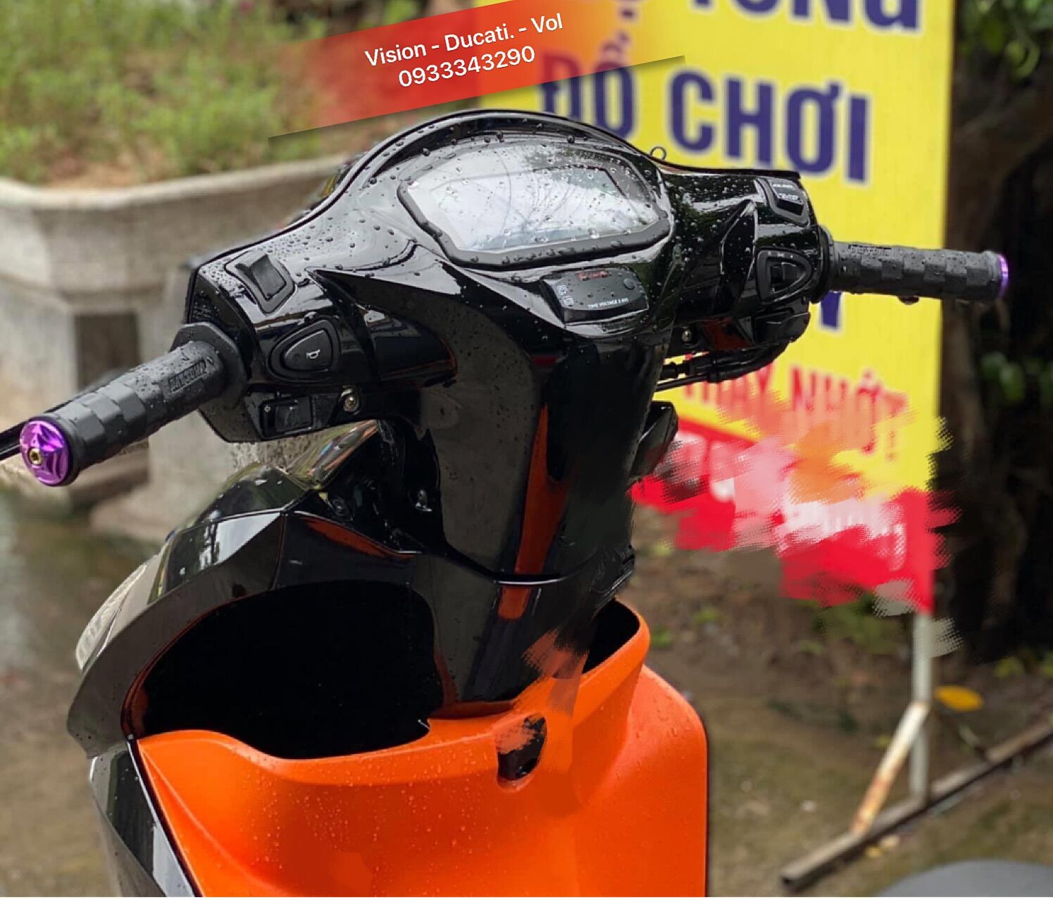 Trọn Bộ Bợ Cổ Vision Chế Đồng Hồ Ducati - Vol