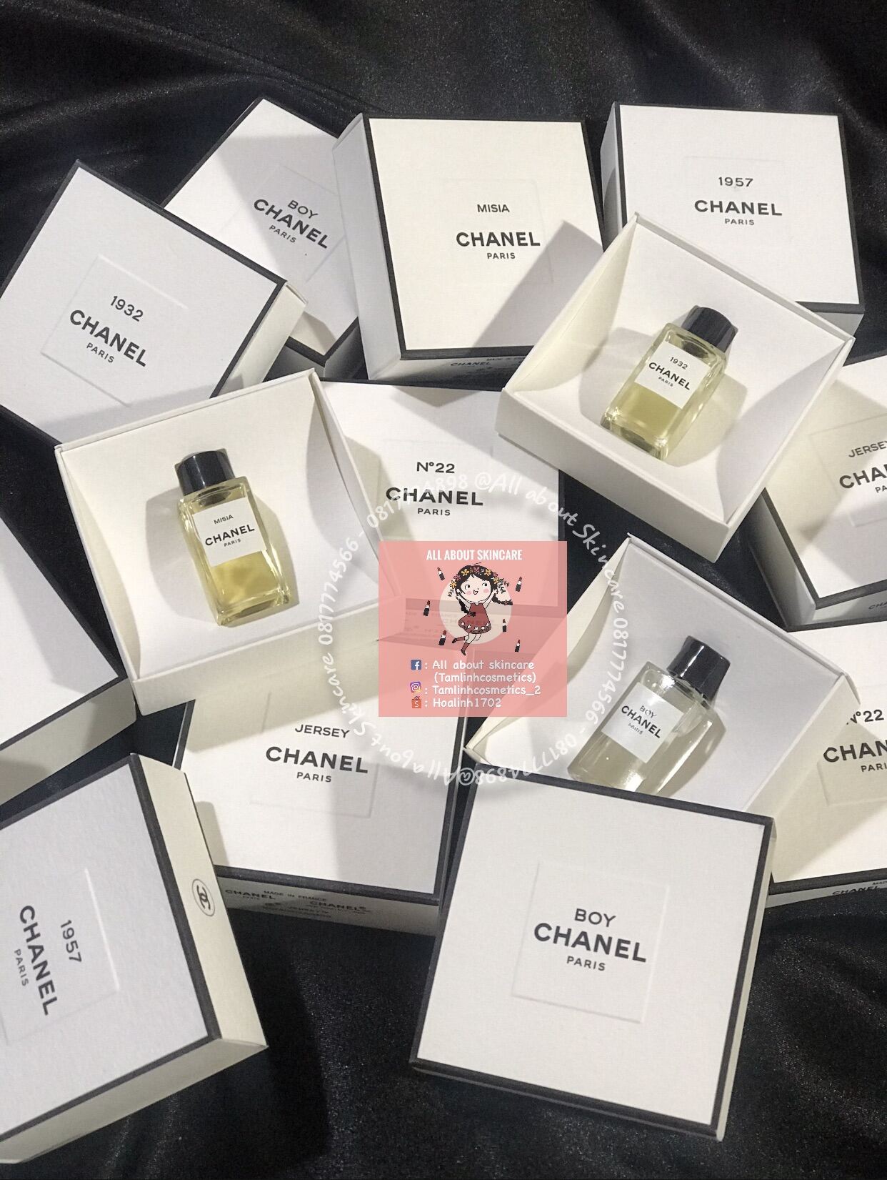 Nước hoa cao cấp Chanel Mini fullbox.