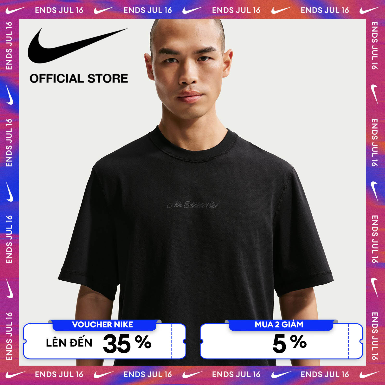 [15-16.07 | VOUCHER ĐẾN 35% + MUA 2 GIẢM 5%] Áo thun Nam Nike Primary Men's N.A.C. Training T-Shirt - BLACK
