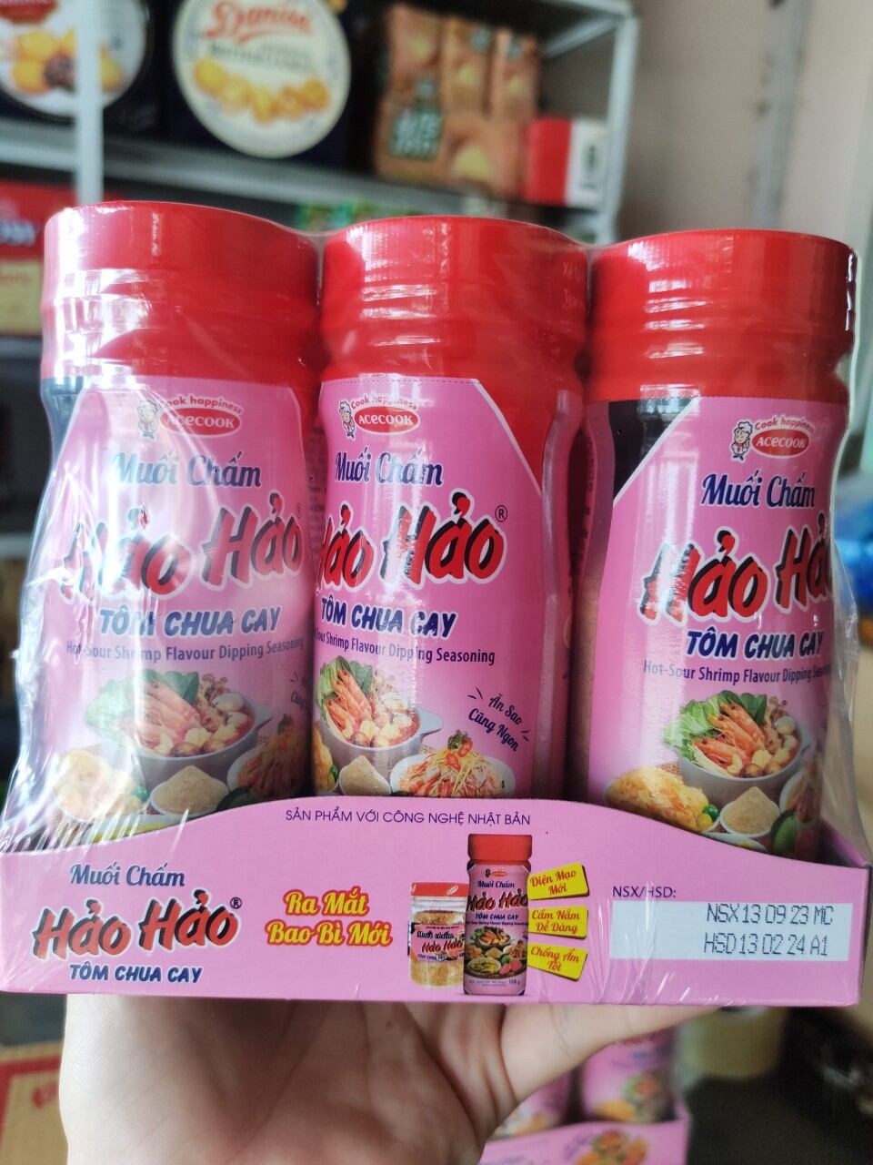 MUỐI CHẤM HẢO HẢO ( 24 lọ ×120 g)