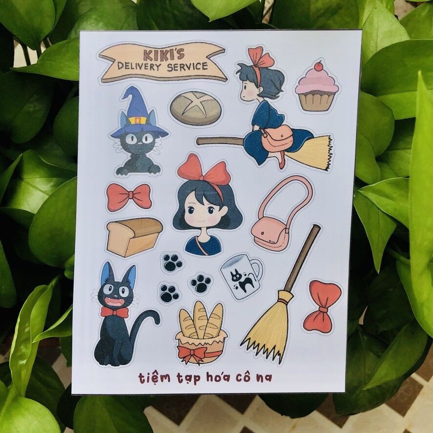 [HCM] - Sticker / Hình dán Kiki’s Delivery - tiemtaphoacona
