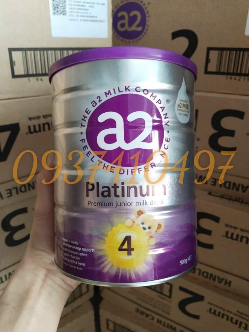 [HCM]Date xa )SỮA A2 PLATINUM ÚC SỐ1 2 3 4 900GR