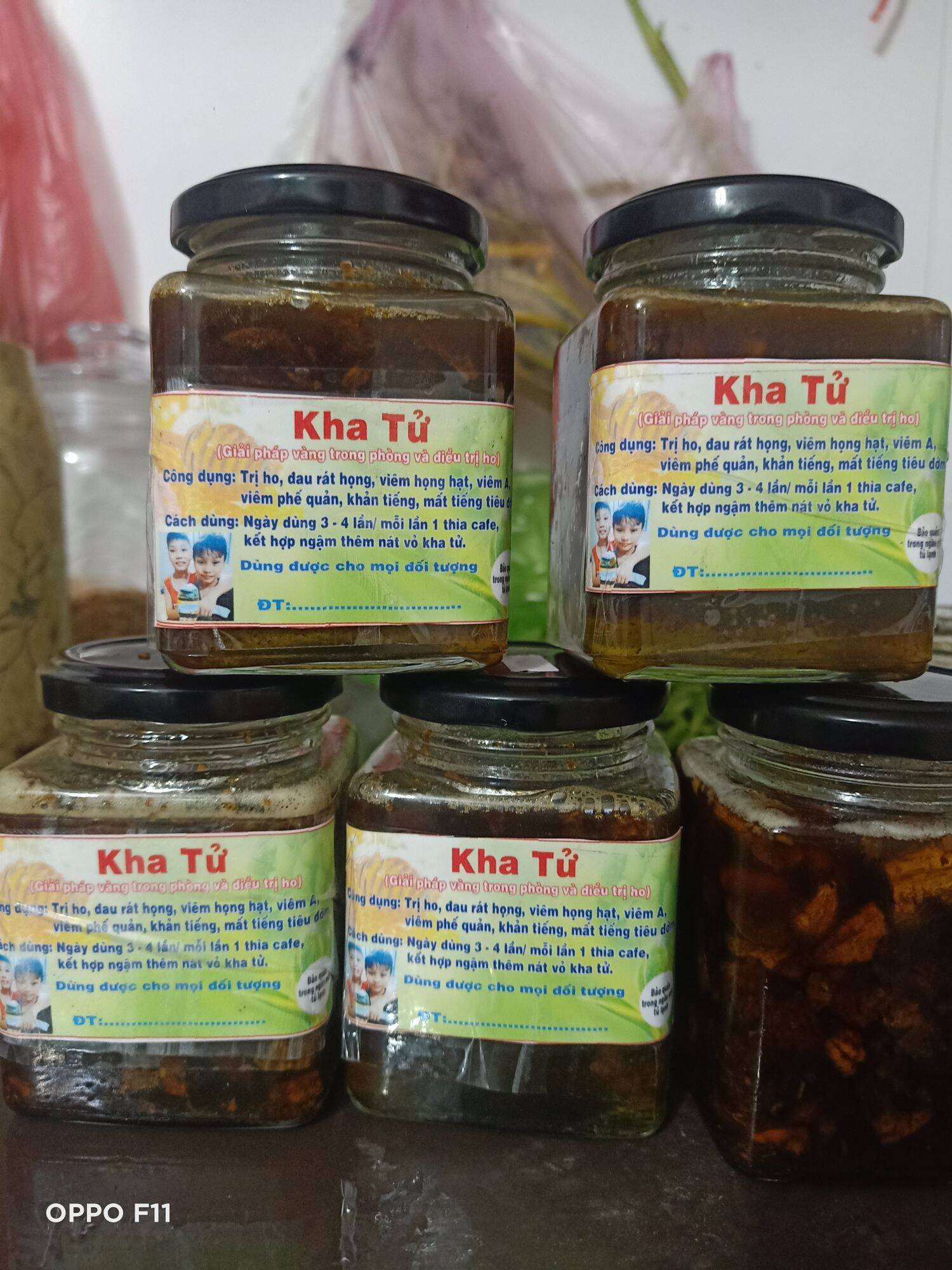 Siro Kha tử ngâm mật ong