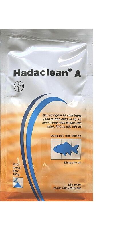 Hadaclean A gói 100gram kí sinh trùng cá