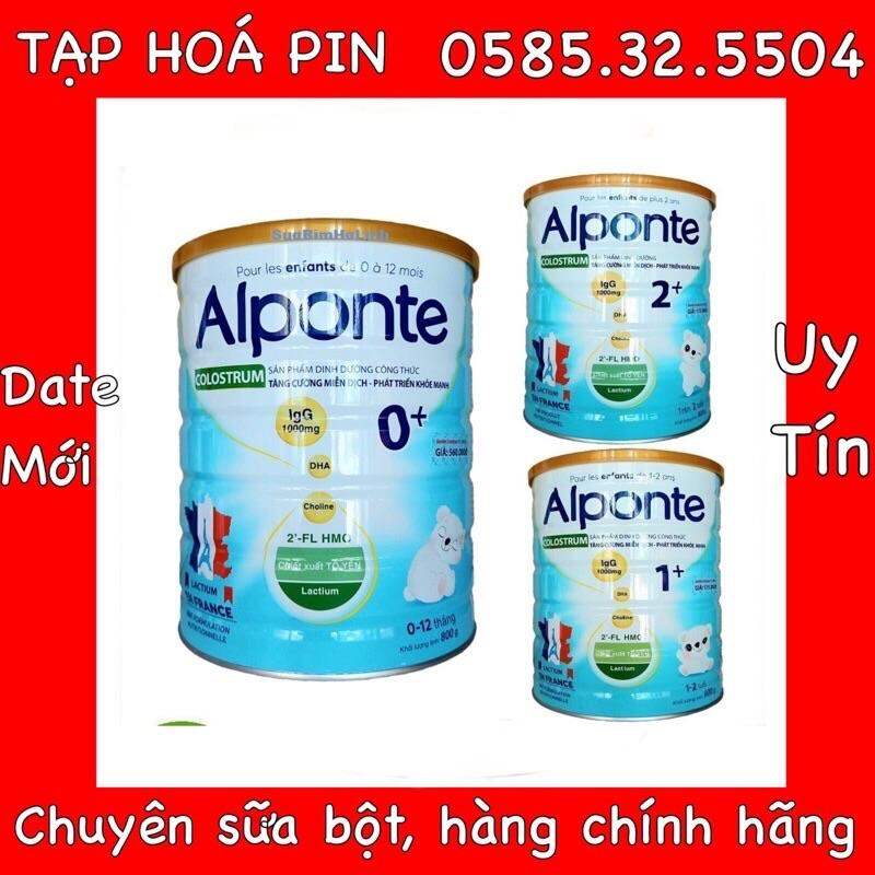 Sữa bột alponte colostrum số 0, 1, 2 800g