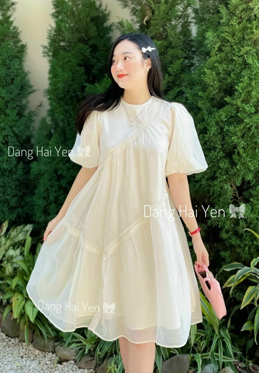 Đầm bầu baby doll dự tiệc sang chảnh