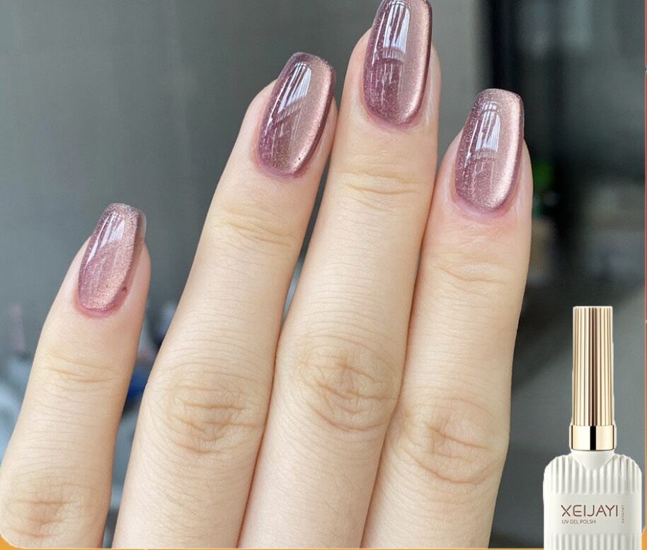 Sơn gel mắt mèo Hồng Đậu Pha Lê XEIYAJI chất sơn đậm đặc chai 15ml