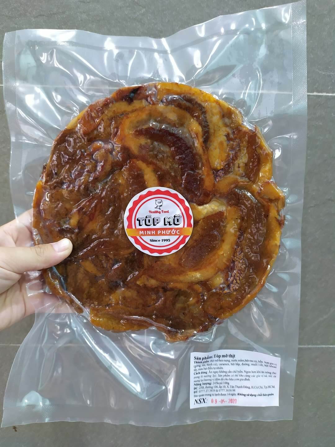 [HCM]combo 3 bánh tóp mỡ thịt ngon