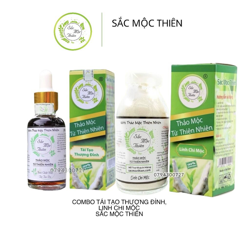 Combo cao cấp sắc mộc thiên - hỗ trợ cải thiện mụn, thâm nám, tàn nhang, sẹo rỗ