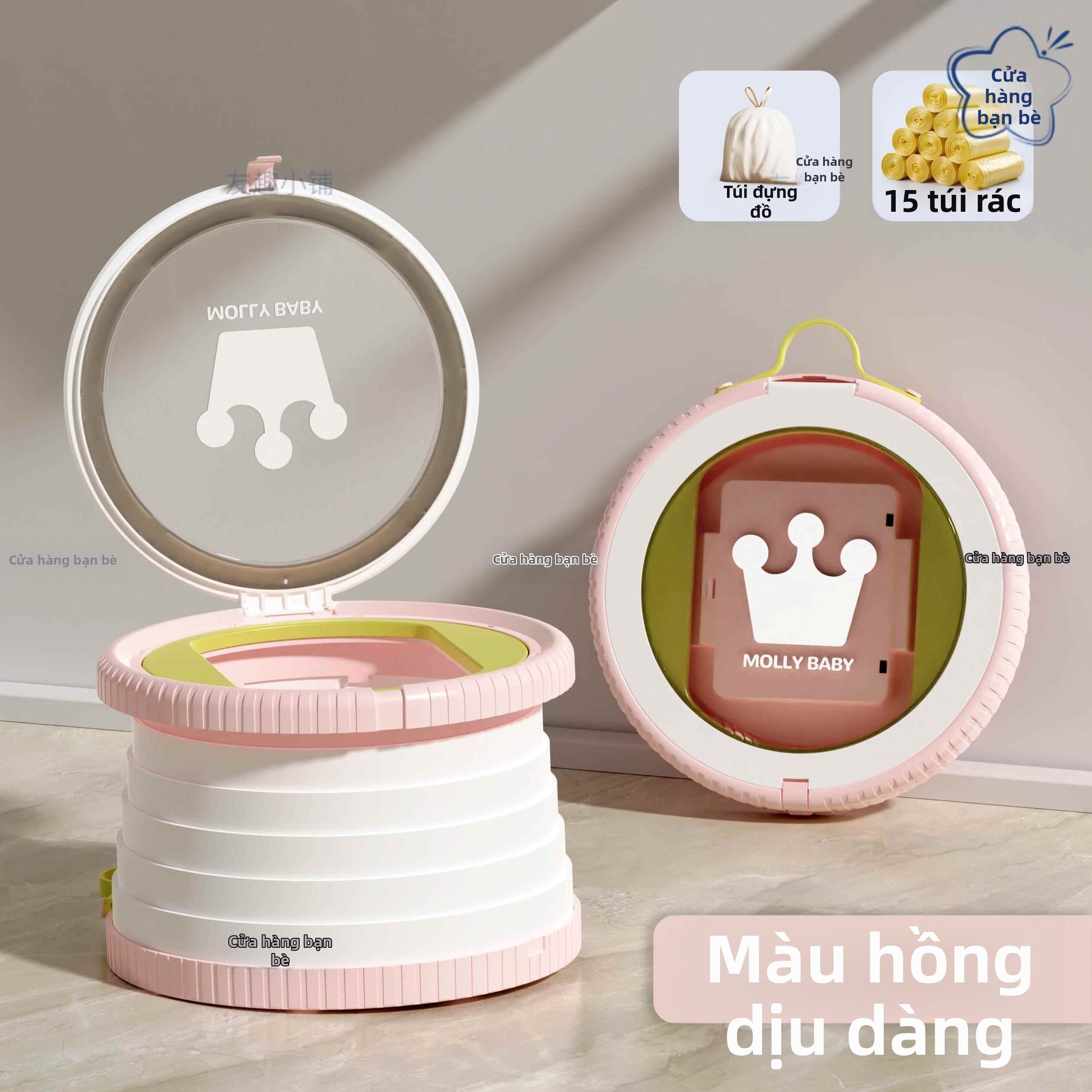 FUNNYDEER | Bô Gấp Di Động Cho Bé Đi Du Lịch Và Sử Dụng Trên Xe