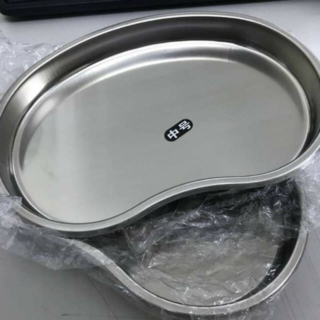 Khay inox hạt đậu dùng trong y tế, spa dài 20 cm