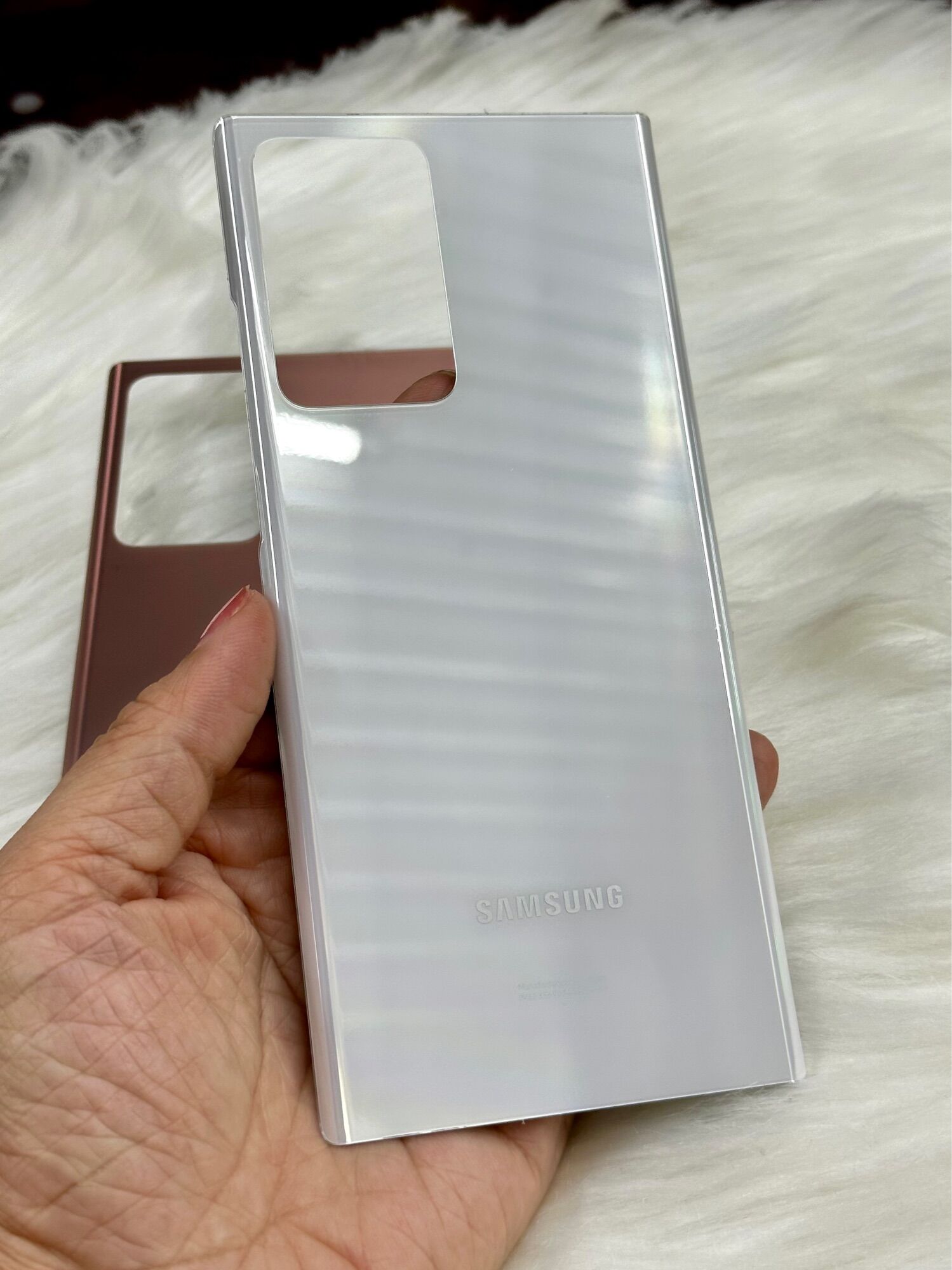 Nắp lưng samsung Note 20 ultra 5G zin cũ bóc máy
