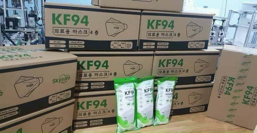 Giá SỈ Thùng khẩu trang 300 cái / 200 cái / 100 cái KHẨU TRANG KF94 KHẨU TRANG 4D