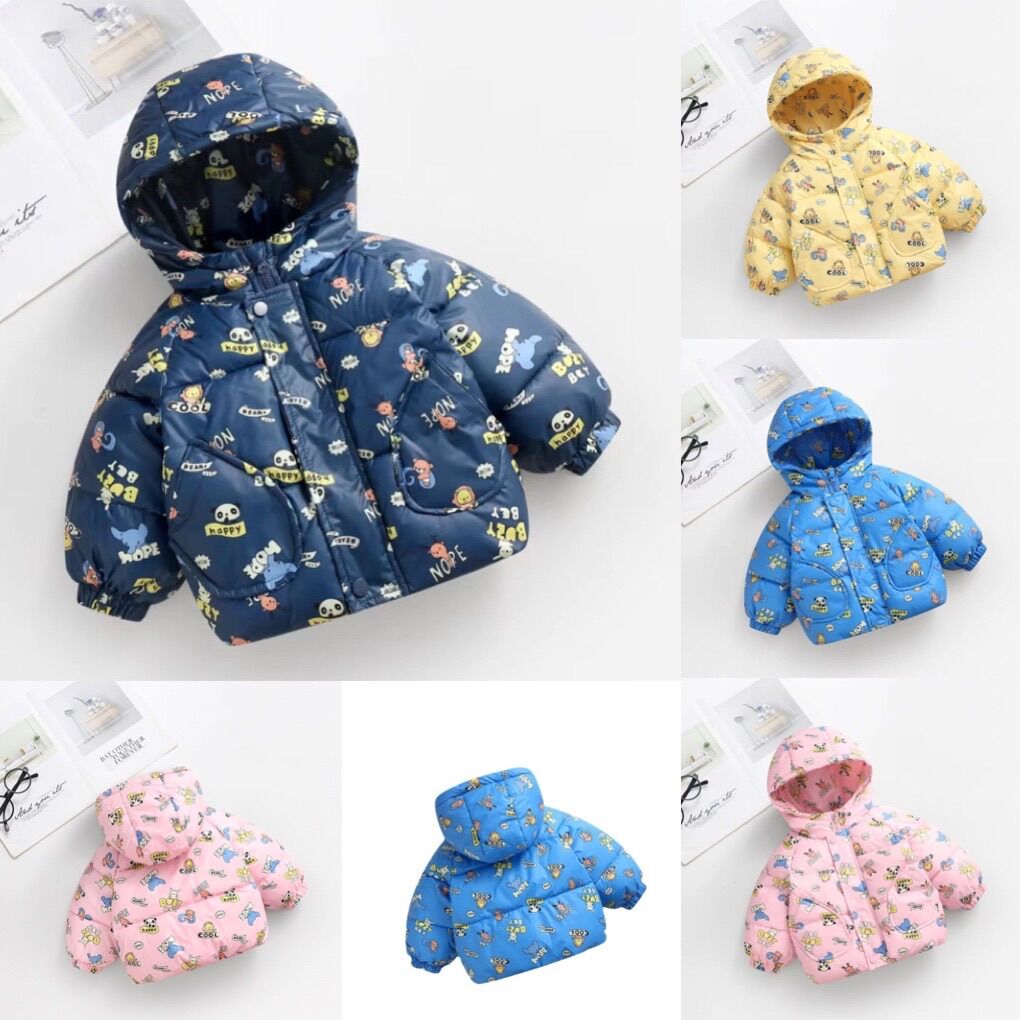 Áo phao quảng châu cho bé 1-5 tuổi- áo khoác phao siêu ấm quảng châu cao cấp cho bé trai và bé gái